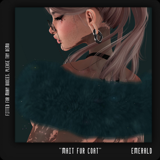 - TRIGGERED - Mait Fur Coat (Emerald) (BOXED)