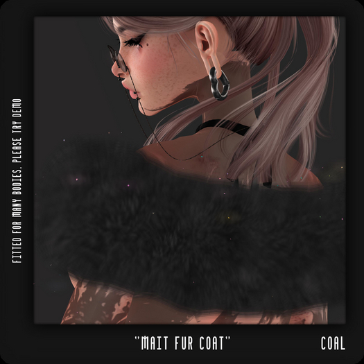 - TRIGGERED - Mait Fur Coat (Coal) (BOXED)