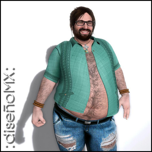 Guayabera 02 :dMX: Open Shirt (Piggu - Jonathan Compatible) 