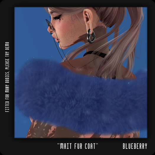 - TRIGGERED - Mait Fur Coat (Blueberry) (BOXED)