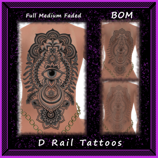 Eye Catcher Back Tattoo – BOM