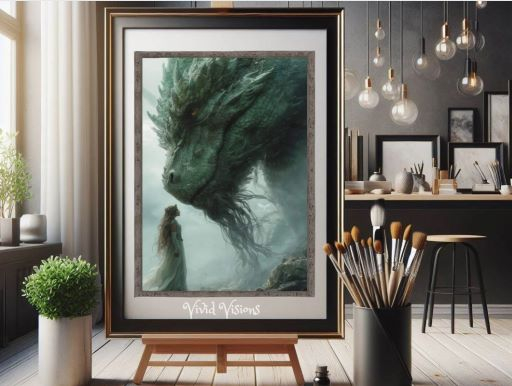 Demo Wise Dragon Heart Picture Frame