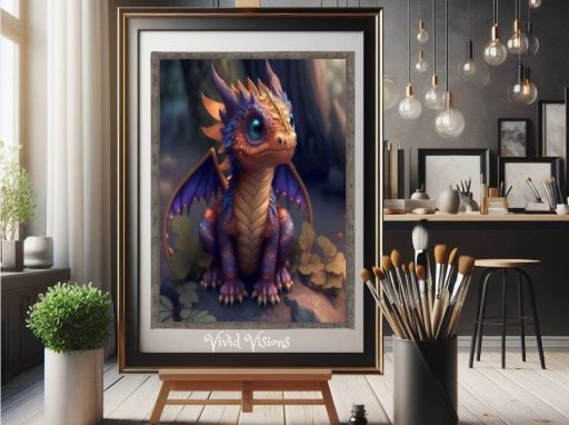 RainForest Dragon Picture Frame