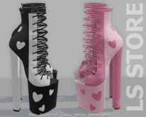 [LS] HEART BOOTS #1