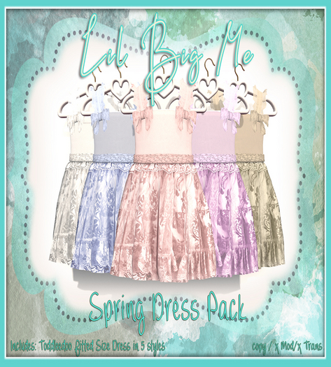 {Lil Big Me} Spring Dress Pack