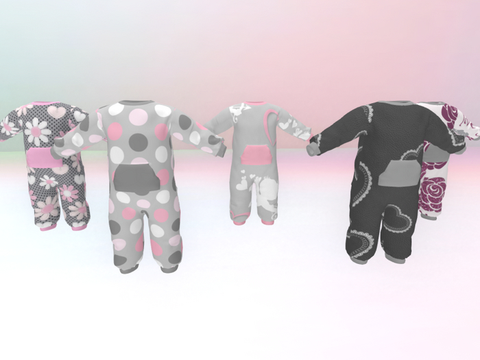 Shortcakx Rompers 5pk V1