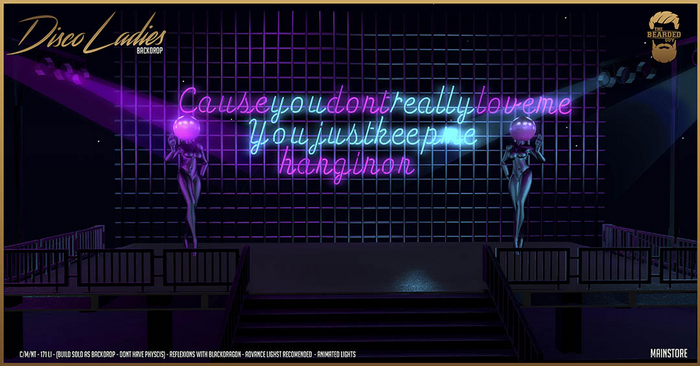 Pack Disco Ladies Backdrop - The Bearded Guy