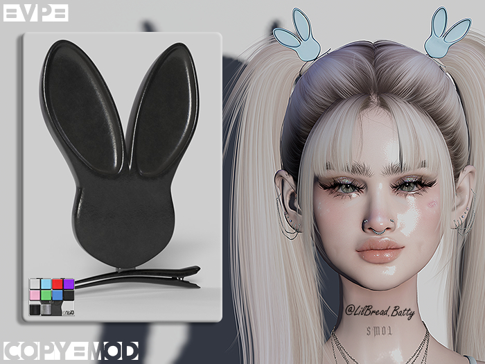 =VP=  Bunny Hair Clips