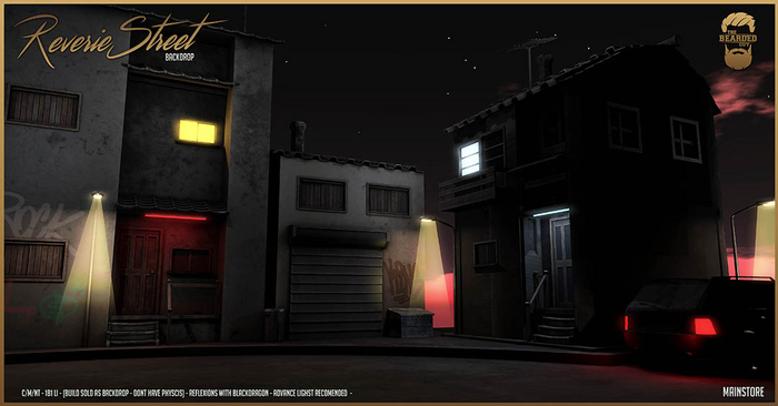 Reverie Street Backdrop - The Bearded Guy
