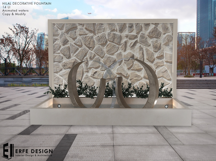 Hilal decorative fountain 14 LI [Erfe Design] *