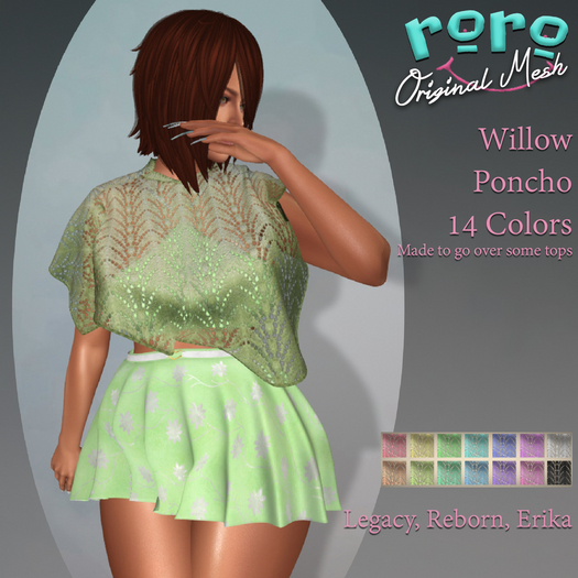 @rOrO willow Poncho Unpack Me