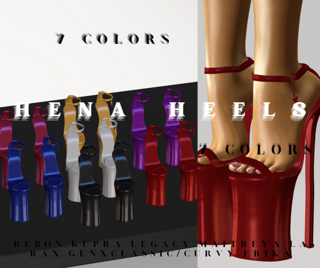 HENA HEELS - RED