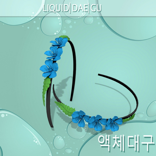 Blue Hair Head Accessory