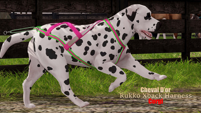 Cheval D'or / TeeglePet Corgis / Rukko X-Back Harness. [HUD]