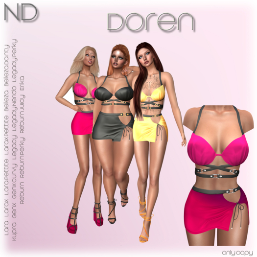 [ND] Doren Hot Pink