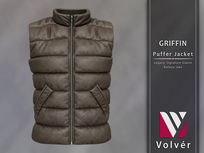 //Volver// Griffin Puffer Jacket - Taupe