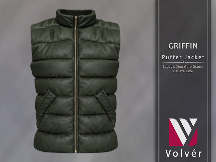 //Volver// Griffin Puffer Jacket - Forest Green