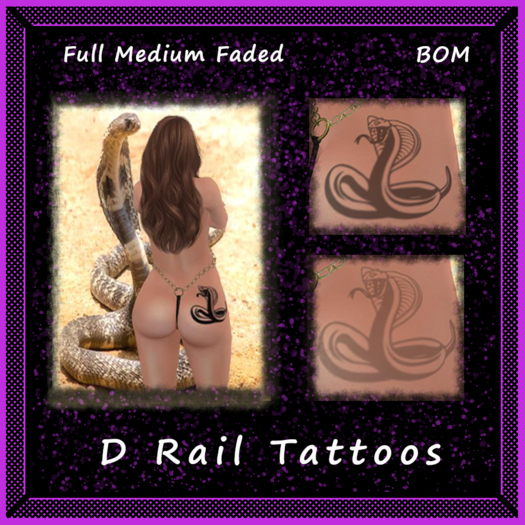 Cobra Butt Tattoo – BOM
