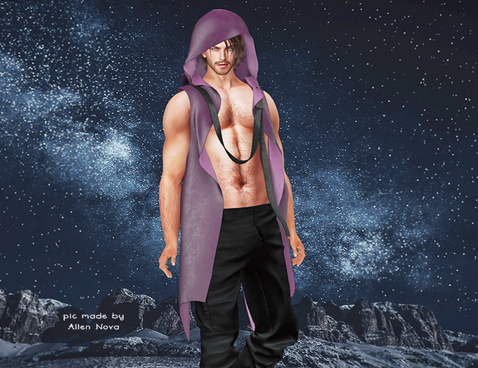 4. gianni [Gild]Hoodie long vest_pink - SALE !
