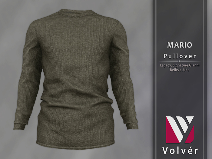 //Volver// Mario Pullover - Russian Olive