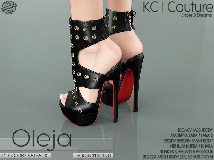 -KC- OLEJA HEELS / 35 COLORS FATPACK