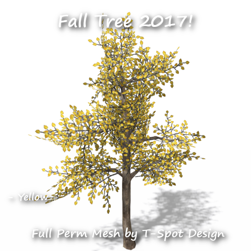 T-Spot Mesh - Fall Tree 2017 - Yellow - Full Perm - LI=4.8