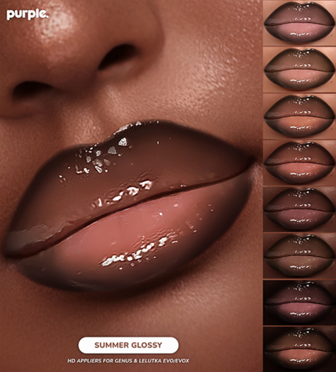 PURPLE - Summer Glossy Collection (Genus).