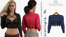Jacket Josie Blue - LaraX, PetiteX, Legacy, Reborn, Rolls, Juicy - FashionNatic