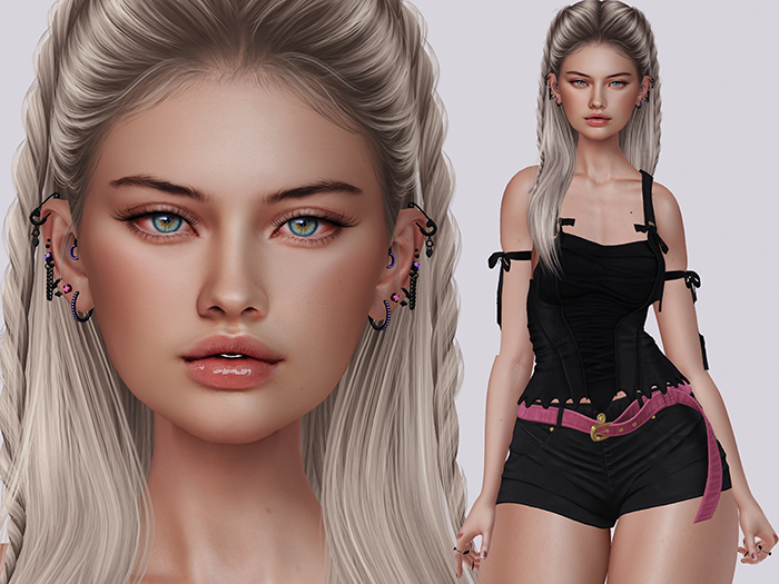 *Bintangirl* Kitty shape for Lelutka evox SUGAR/Reborn