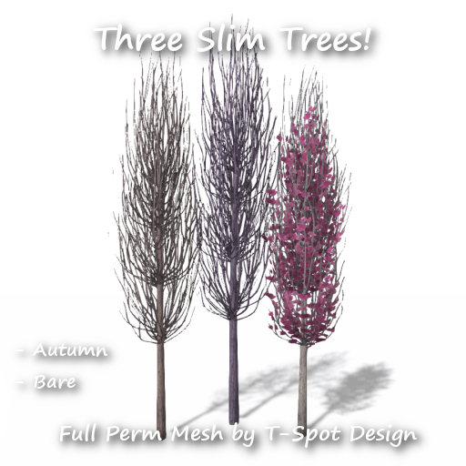 T-Spot Mesh - Three Slim Trees - Autumn Bare