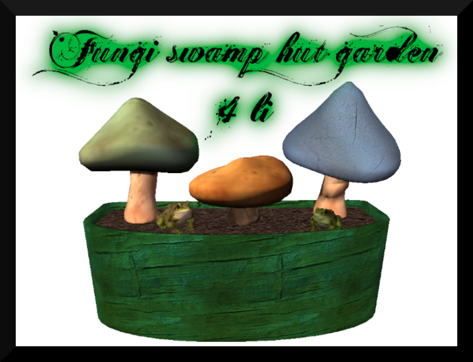 fungi swamp hut Toad garden