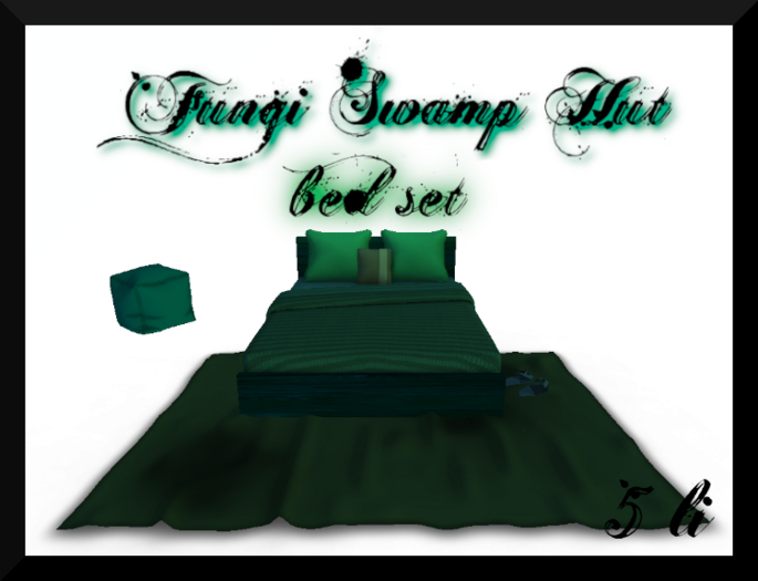 fungi swamp hut bed set