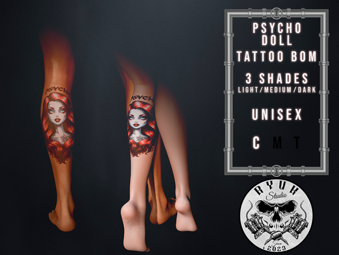 .::RYUK::. Tattoo BOM -  Psycho Doll