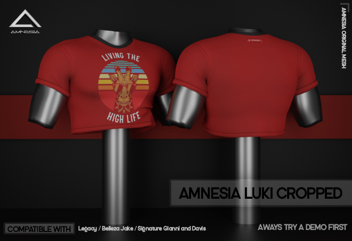# AMNESIA - Luki Cropped - Print 4