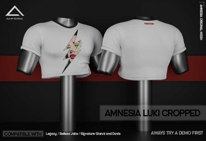 # AMNESIA - Luki Cropped - Print 3
