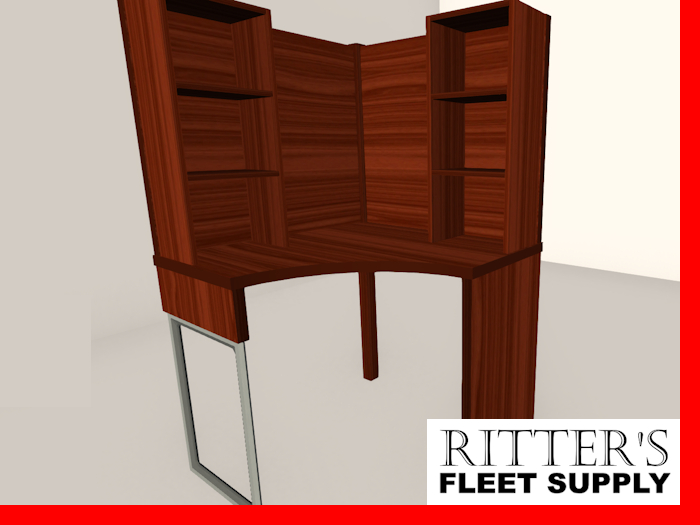 Red cedar corner desk 0434