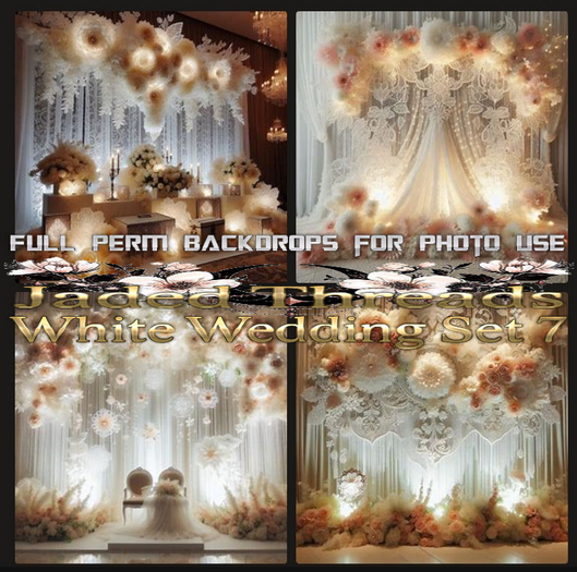 (JT) White Wedding Set 7 Add