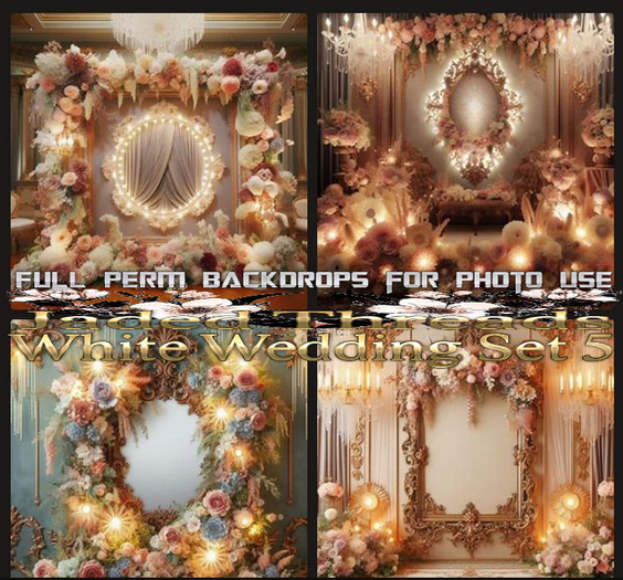 (JT) White Wedding Set 5 Add
