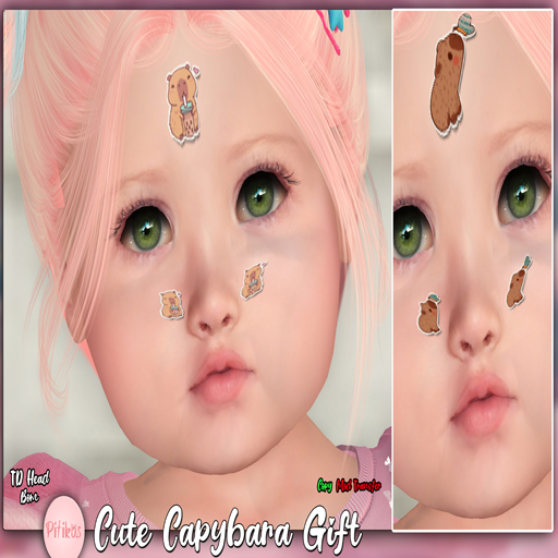 {Pitikos}Cute Capybara Gift Bom{TD Heads}{AddToUnpack}