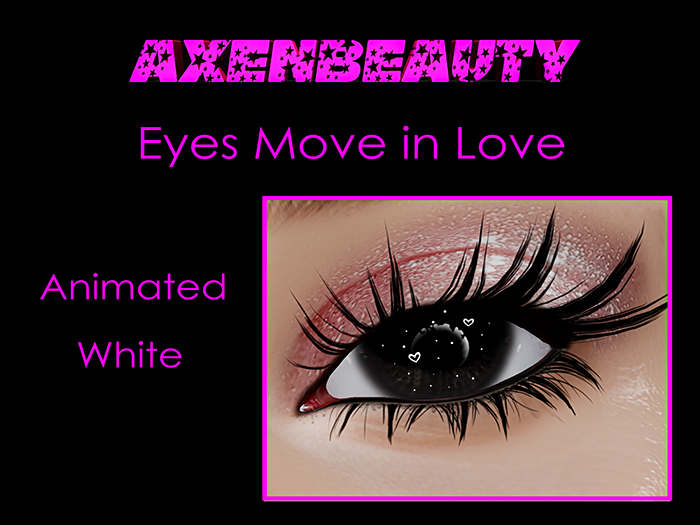 aX: Eyes Move In Love White
