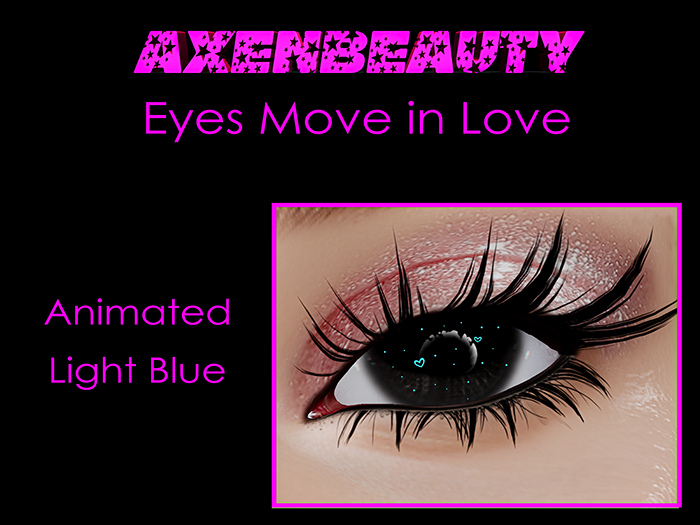 aX: Eyes Move In Love Blue Lite
