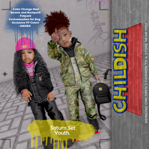 #Childish Saturn Jacket - Grey