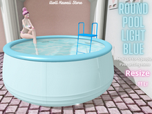 Round Pool Light Blue  - UwU Kawaii Store