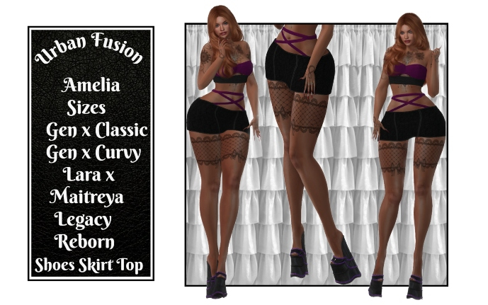 AMELIA BLACK & PURPLE