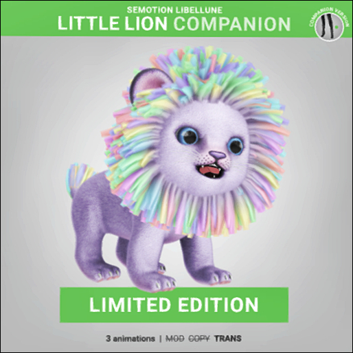SEmotion Libellune Little Lion Companion LIMITED