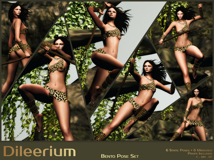 Dileerium - Wild Warrior - Bento pose set