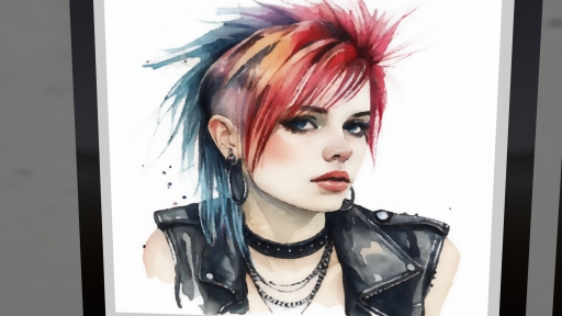 vanity studio - Punk Girl Portrait