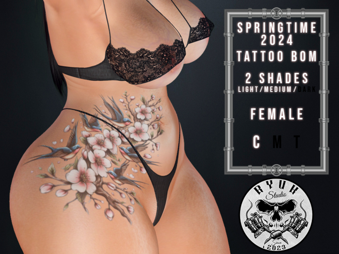 .::RYUK::. Tattoo BOM -  Springtime 2024
