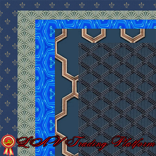 LAV. 5 textures of seamless wallpaper