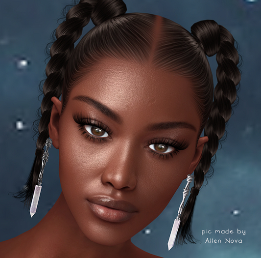 1. NOX. Barbed Earrings [Crystal] RARE - SALE !